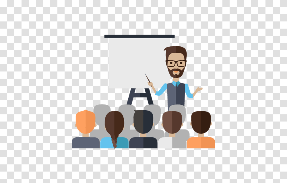 Person, White Board, Crowd, Audience Transparent Png