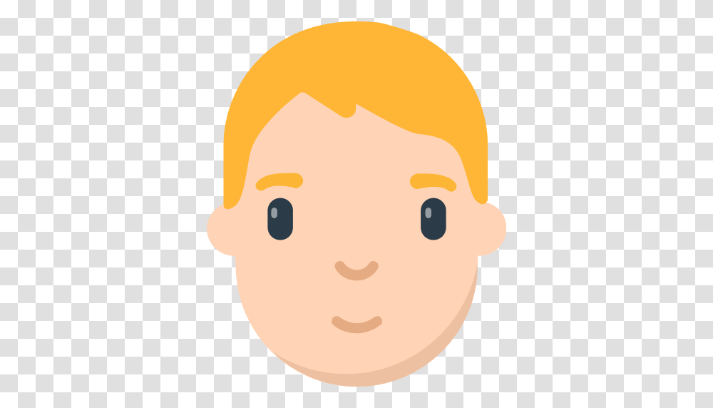 Person With Blond Hair Emoji For Facebook Email Sms Id, Food, Snowman, Sweets Transparent Png