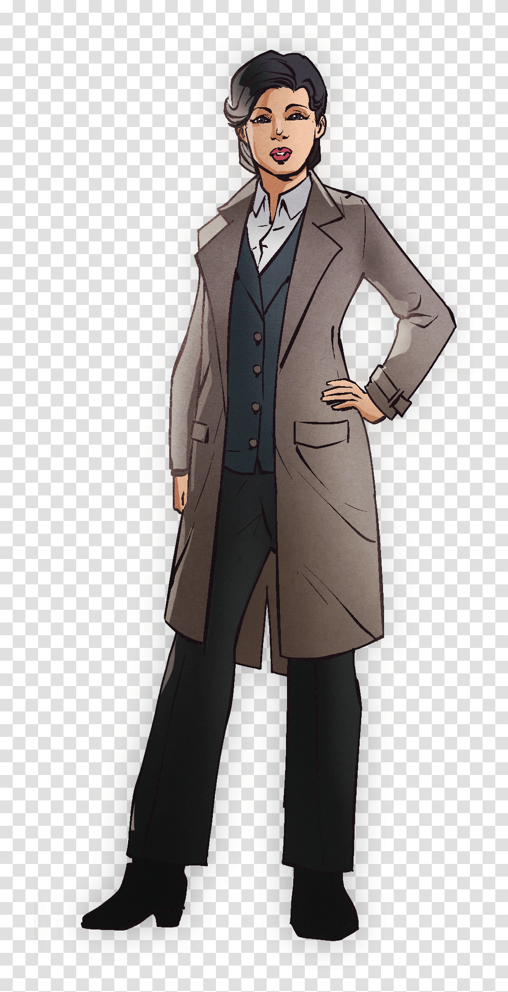 Person With Clear Background, Sleeve, Overcoat, Suit Transparent Png