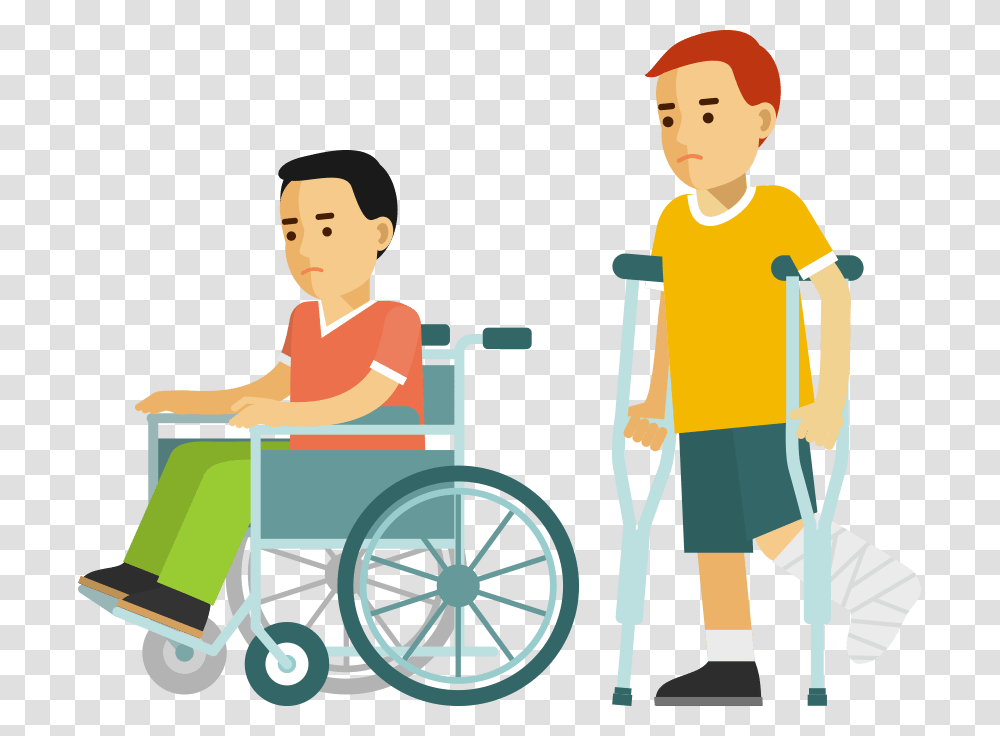Person With Disability Clipart Cartoons Global Assistive Technology Market, Chair, Furniture, Wheel, Machine Transparent Png