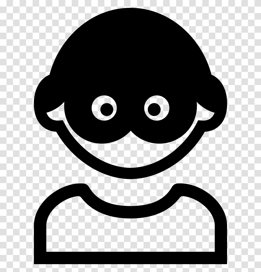 Person With Eyes And Head Covered, Stencil, Label, Helmet Transparent Png