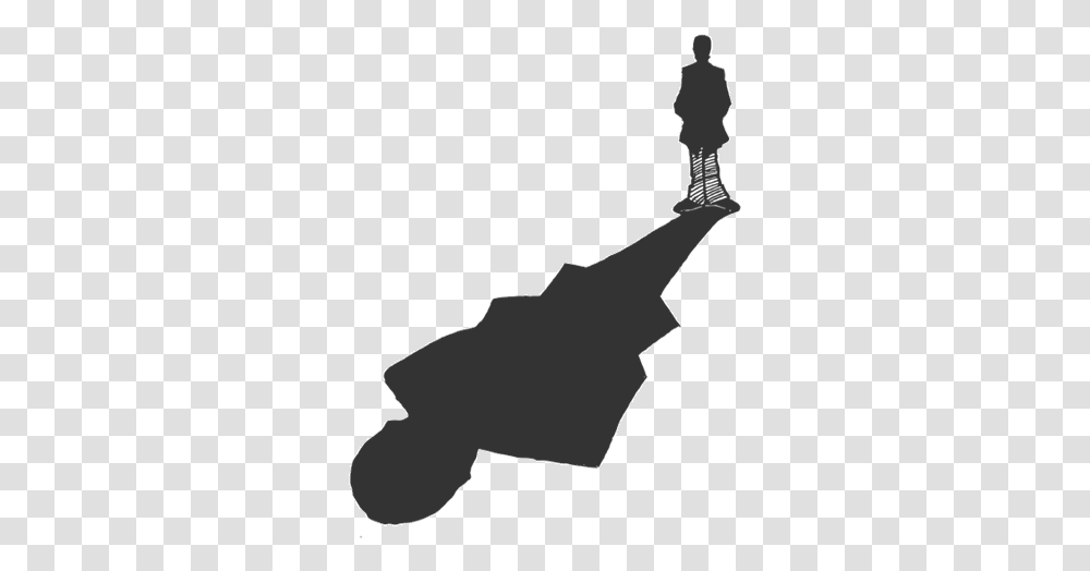 Person With Shadow, Silhouette, People, Stencil, Pole Vault Transparent Png