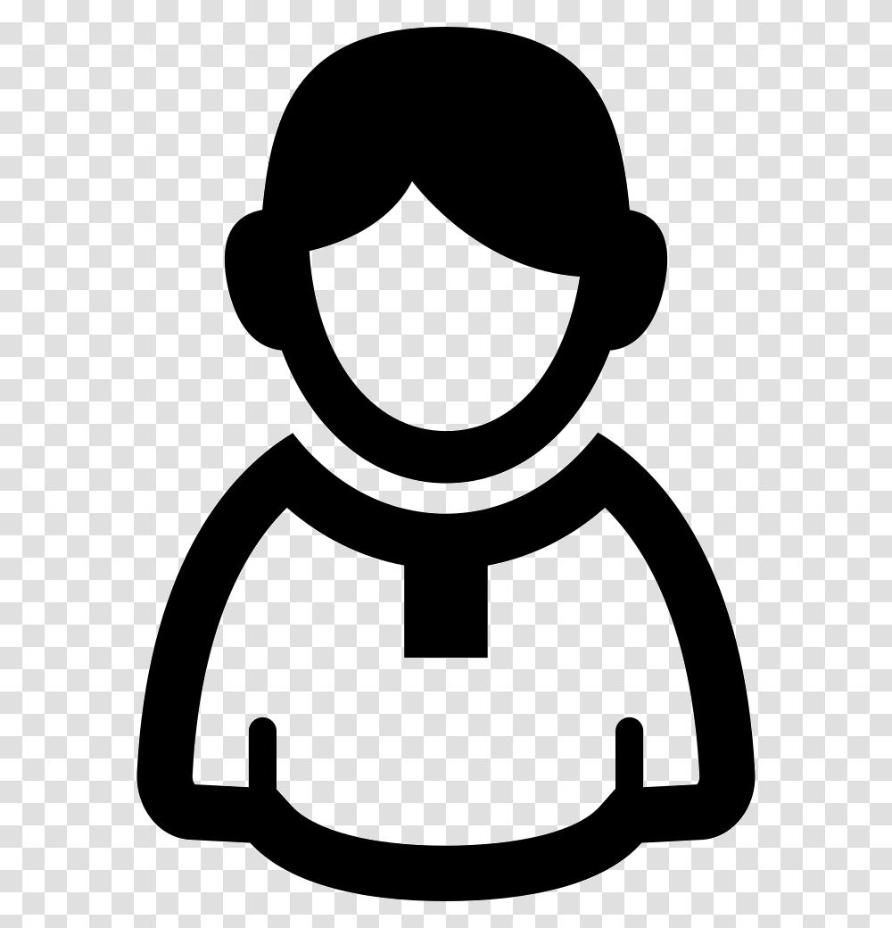 Person With Shirt Icon, Stencil, Human, Label Transparent Png