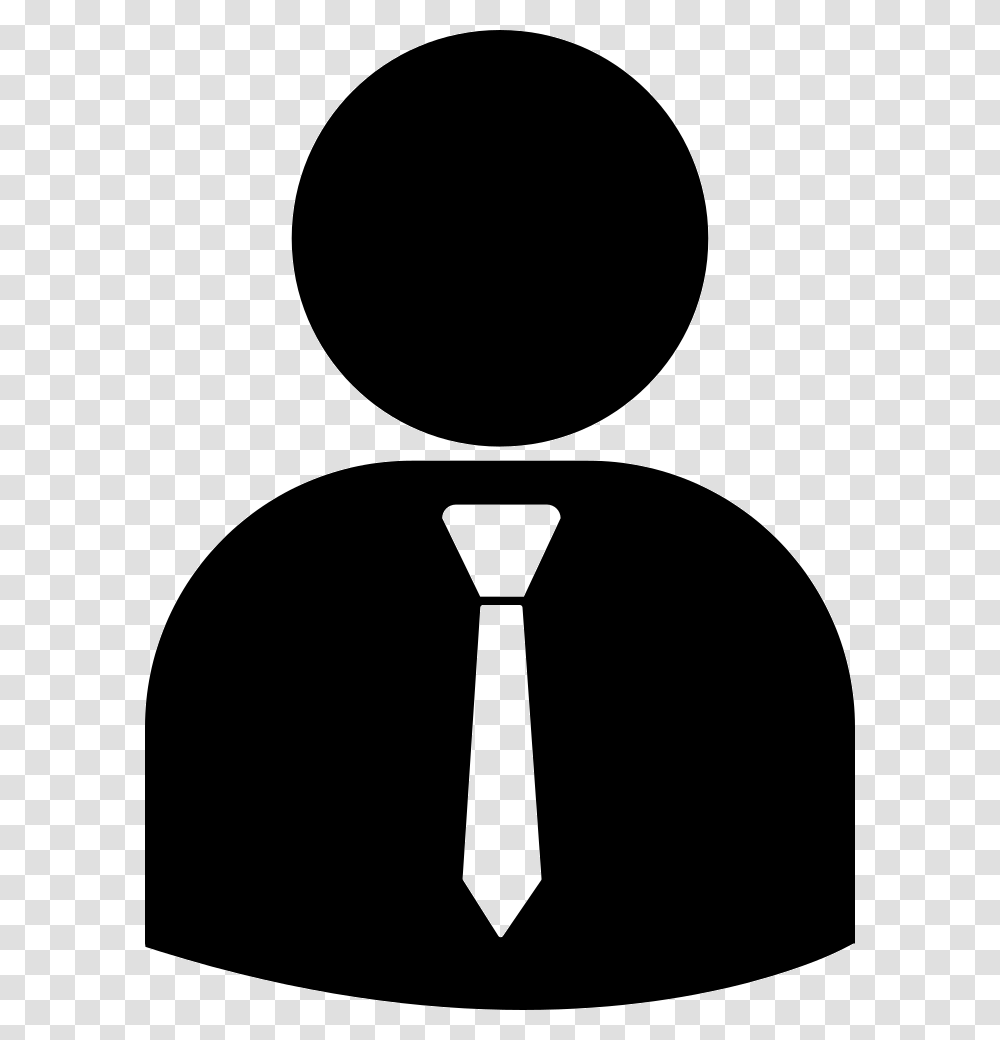 Person With Tie Icon, Accessories, Accessory, Necktie, Moon Transparent Png