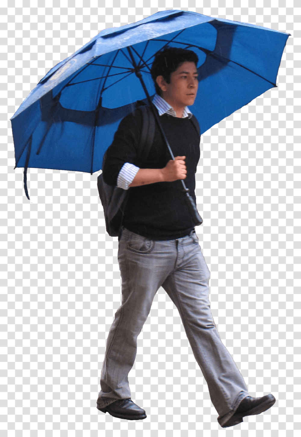 Person With Umbrella, Sleeve, Pants, Tent Transparent Png