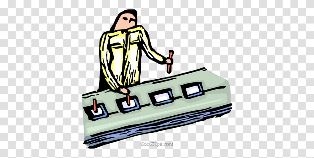Person Working On The Assembly Line Royalty Free Vector Clip Art, Human, Dj, Electronics, Building Transparent Png
