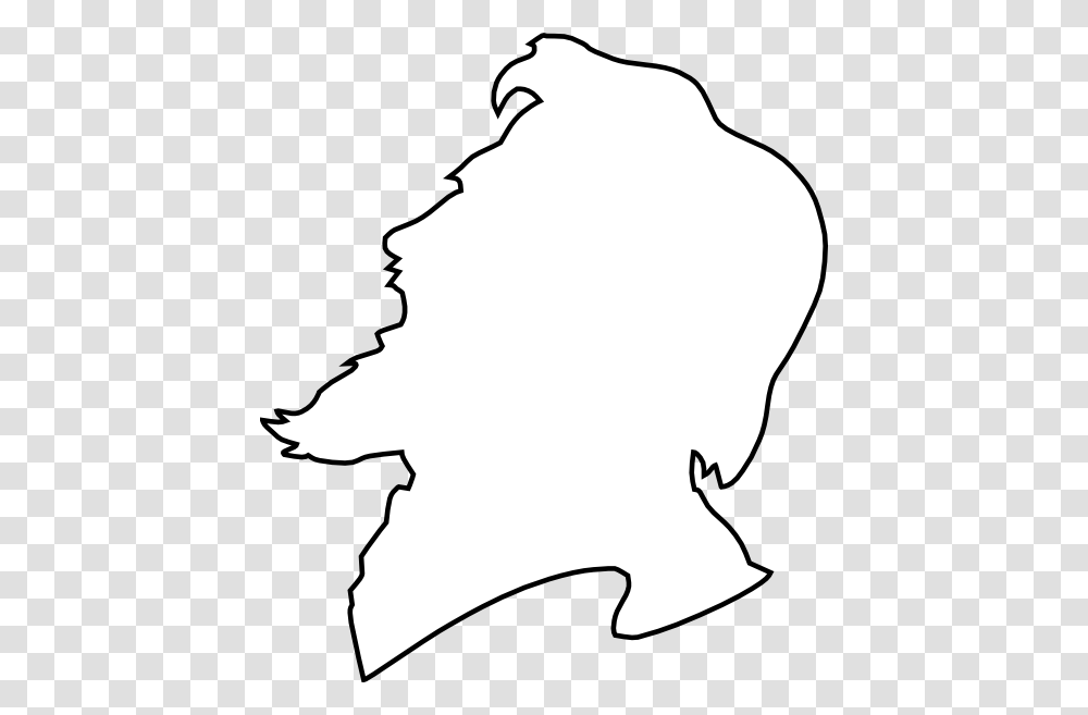 Person Yelling Outline Large Size, Leaf, Plant, Tree, Stencil Transparent Png