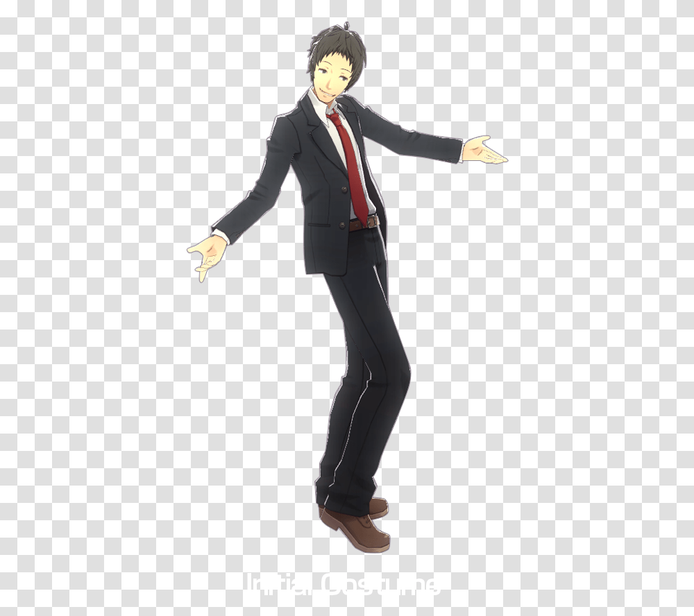 Persona 4 Dancing All Night Adachi Tohru Dancing All Night, Clothing, Suit, Overcoat, Tie Transparent Png