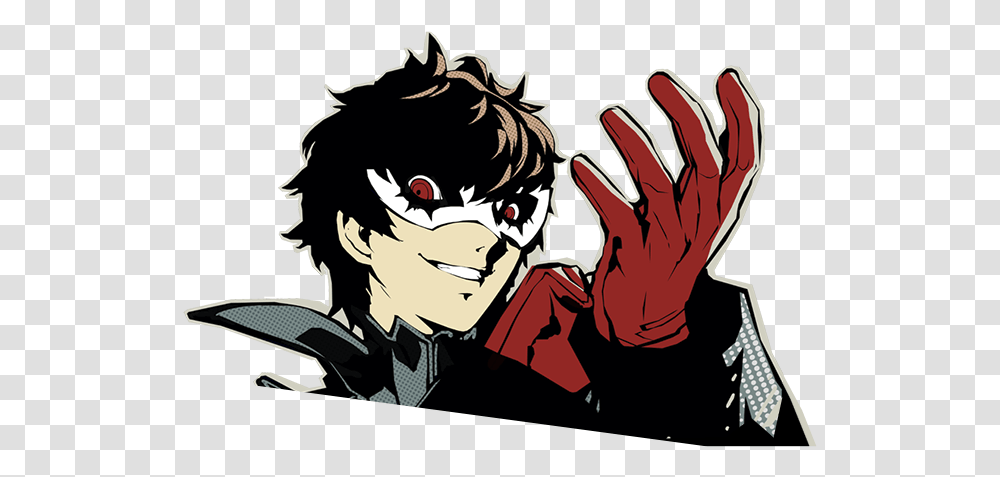 Persona 5 1 Image Mask Persona 5 Joker, Hand, Book, Clothing, Graphics Transparent Png