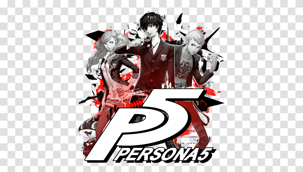 Persona 5 4 Image Phantom Thieves Persona 5, Advertisement, Poster, Graphics, Art Transparent Png