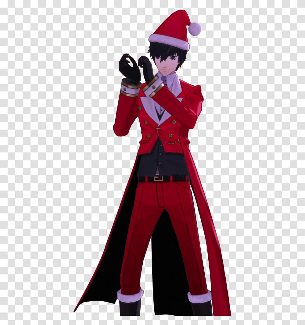 Persona 5 Christmas Dlc, Coat, Overcoat, Costume Transparent Png