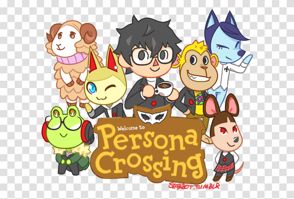 Persona 5 Crossing Persona5 Animal Crossing, Graphics, Art, Doodle, Drawing Transparent Png