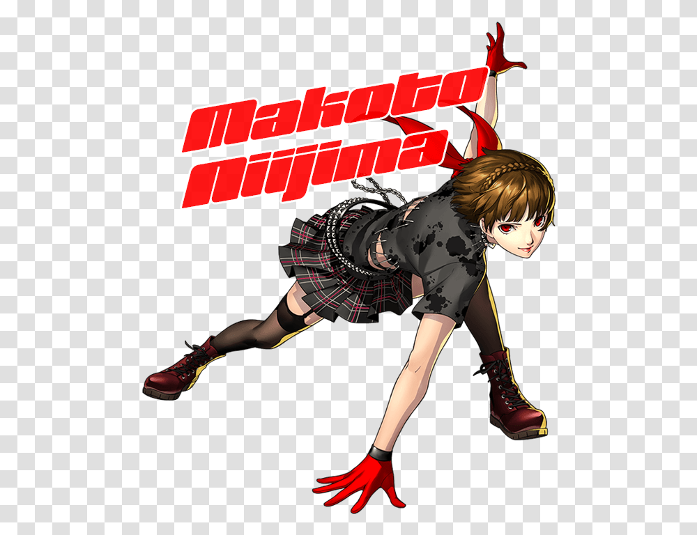 Persona 5 Dancing In Starlight Makoto Niijima Persona 5 Dancing Star Night, Clothing, Apparel, Human, Tartan Transparent Png