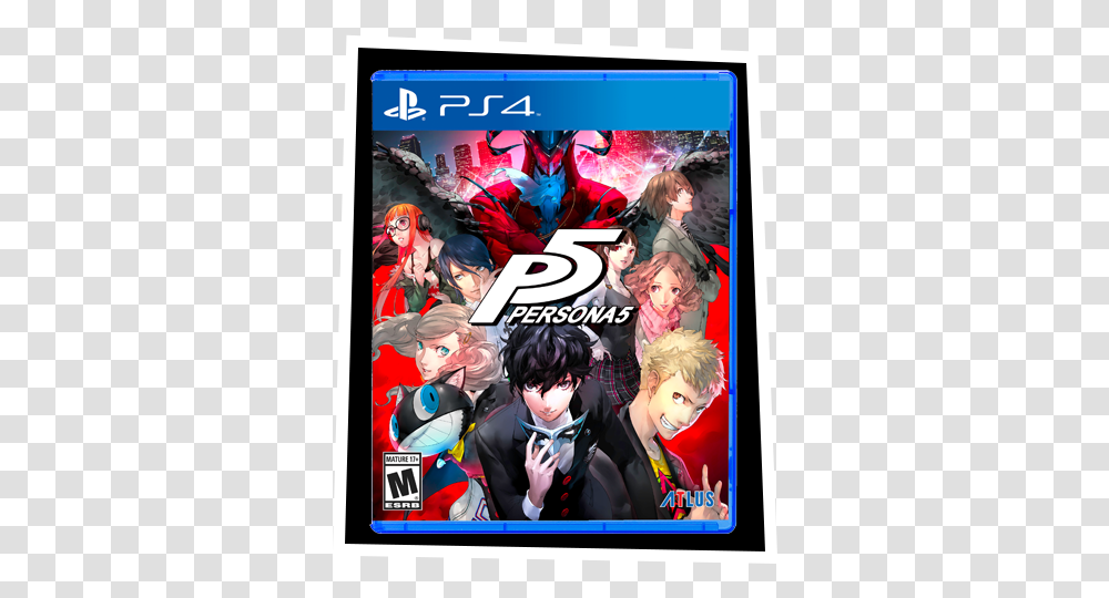 Persona 5 For Playstation3 And Playstation4 Persona 5 Ps4, Human, Poster, Advertisement, Book Transparent Png