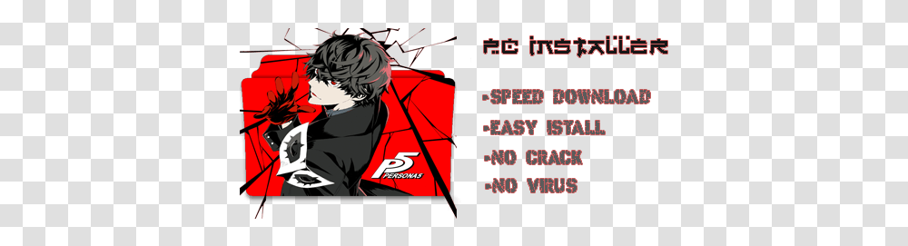 Persona 5 Full Pc Download Reworked Games Uncharted 2 Pc Download, Human, Graphics, Poster, Advertisement Transparent Png