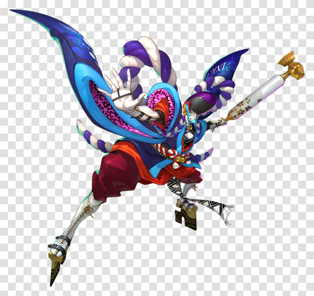 Persona 5 Goemon, Dragon, Purple, Toy Transparent Png