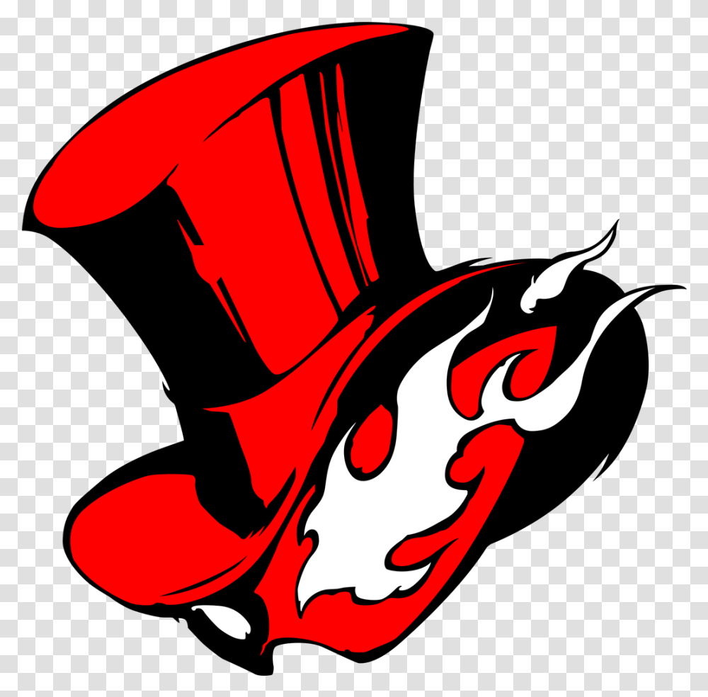 Persona 5 Hat Logo Phantom Thieves Logo, Bird, Animal, Horn, Brass Section Transparent Png