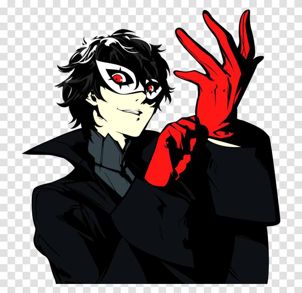 Persona 5 Joker Mask Joker Persona 5, Comics, Book, Manga, Human Transparent Png