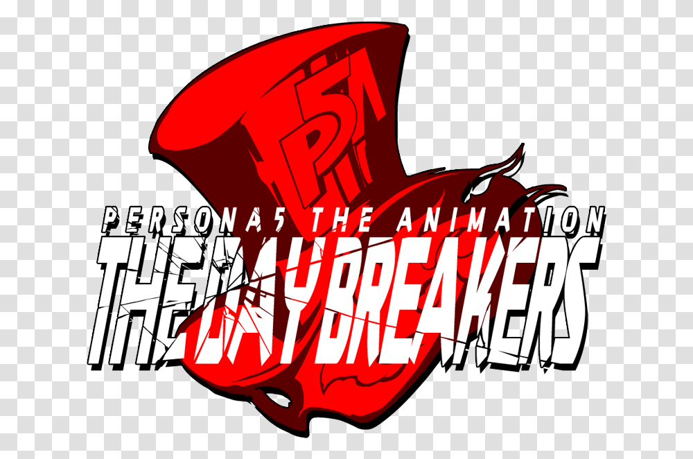 Persona 5 Logo Image Persona 5 The Day Breakers, Text, Alphabet, Poster, Advertisement Transparent Png