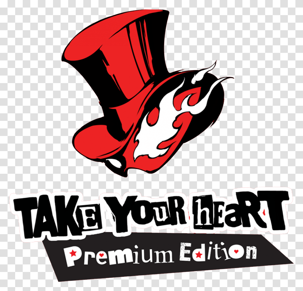 Persona 5 Logo Persona Take Your Heart, Label, Apparel Transparent Png