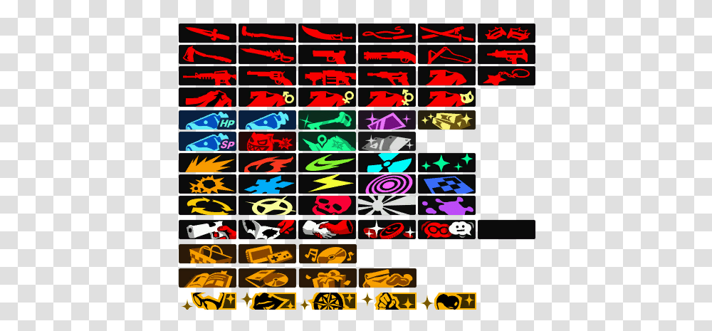 Persona 5 Menu Icons In Persona 5 All Elements, Text, Symbol, Rug, Light Transparent Png