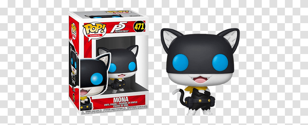 Persona 5 Mona Pop Persona 5 Pop Figures, Toy, Plush, Text Transparent Png