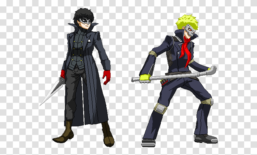 Persona 5 Pixelated Character Art Joker Mask Persona 5, Ninja, Human, Costume, Clothing Transparent Png