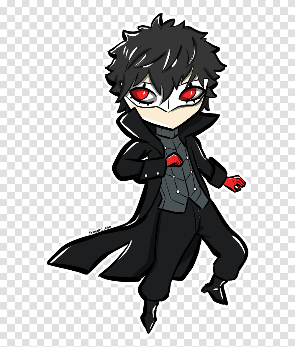 Persona 5 Protagonist, Human, Comics, Book, Horse Transparent Png