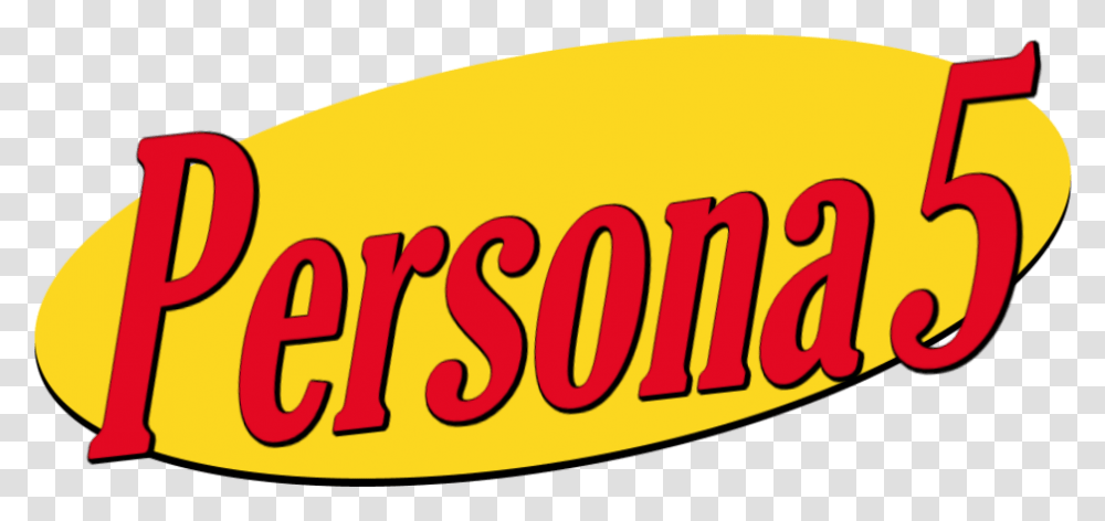 Persona 5 Seinfeld Logo I Quickly Made Persona5 Logo, Text, Number, Symbol, Label Transparent Png