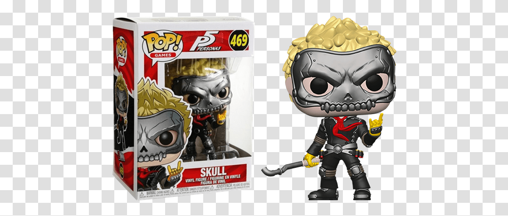 Persona 5 Skull Pop Persona 5 Skull Funko Pop, Helmet, Clothing, Apparel, Toy Transparent Png