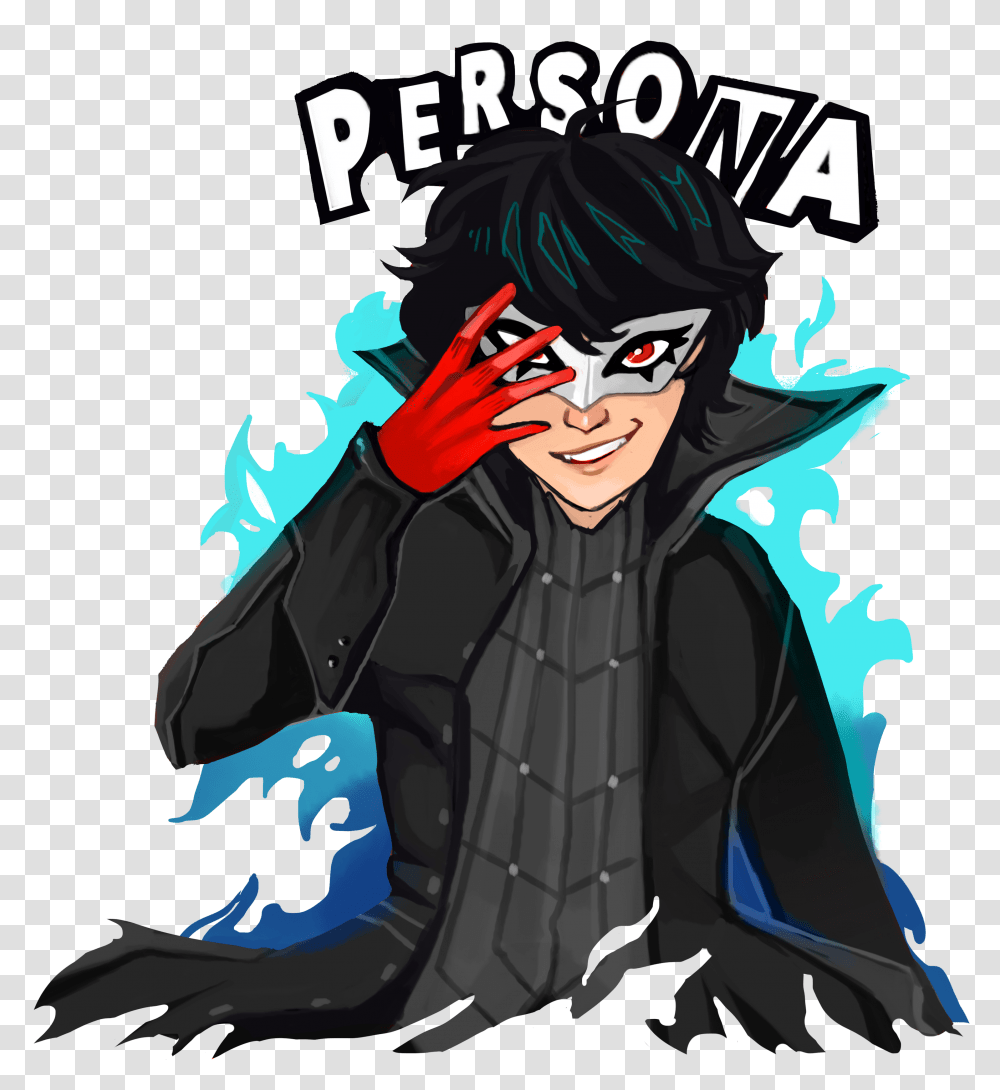 Persona 5 Sticker Java Kitty Online Store Powered By Illustration, Human, Graphics, Art, Book Transparent Png