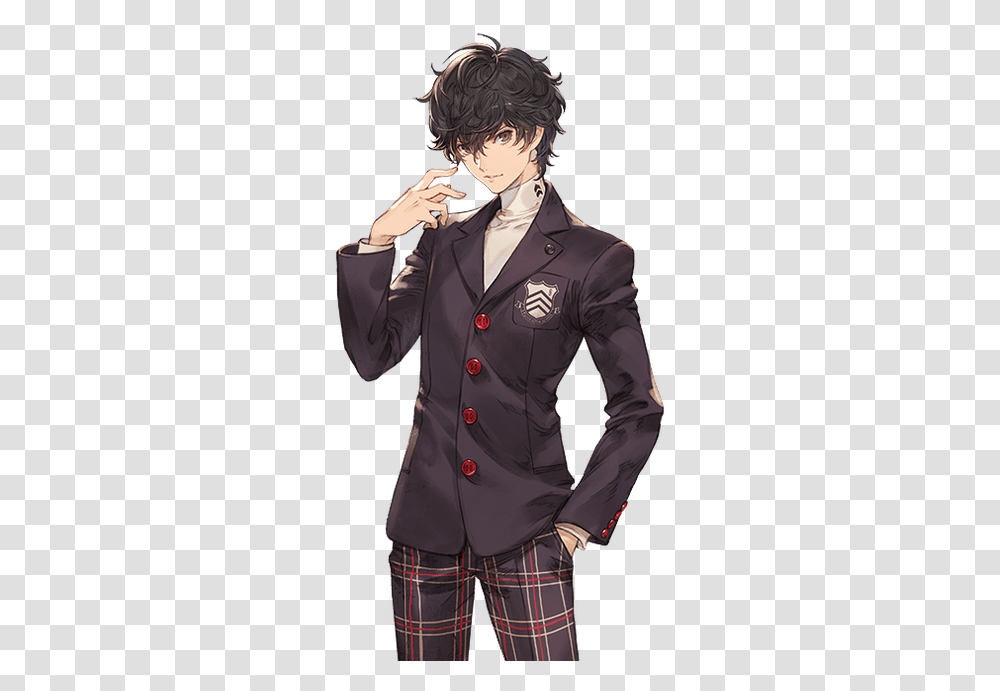 Persona 5 Thievery In Blue, Jacket, Coat, Blazer Transparent Png