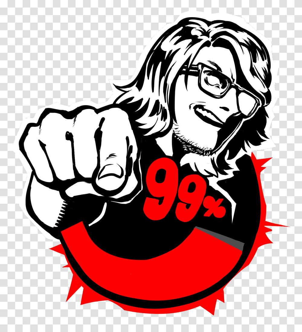 Persona Drawing Persona 5 Security Level, Hand, Fist, Poster, Advertisement Transparent Png