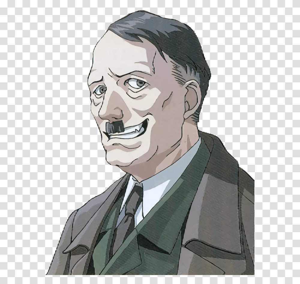 Persona Hitler, Tie, Face, Military Uniform, Head Transparent Png