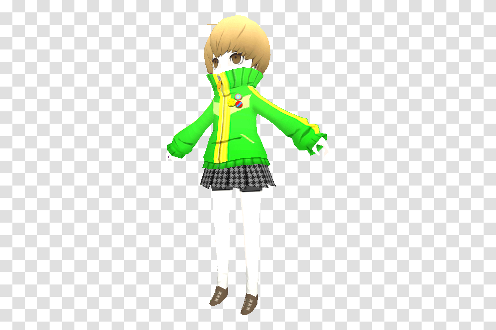 Persona Q Shadow Of The Labyrinth The Cutting Room Floor Fictional Character, Clothing, Costume, Green, Coat Transparent Png
