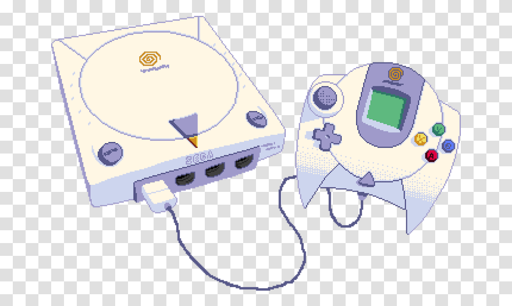 Persona Sega Dreamcast Pixel Art, Electronics, Hardware, Cushion, Hub Transparent Png