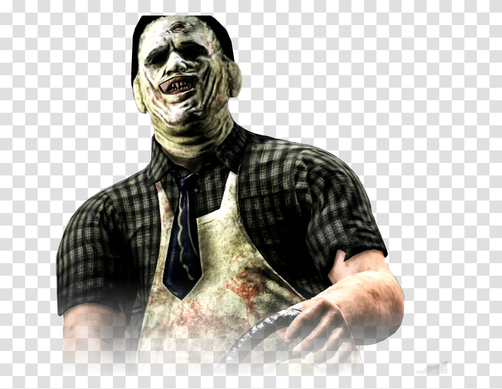 Personaggi Mortal Kombat Xl Leatherface, Tie, Accessories, Necktie, Performer Transparent Png