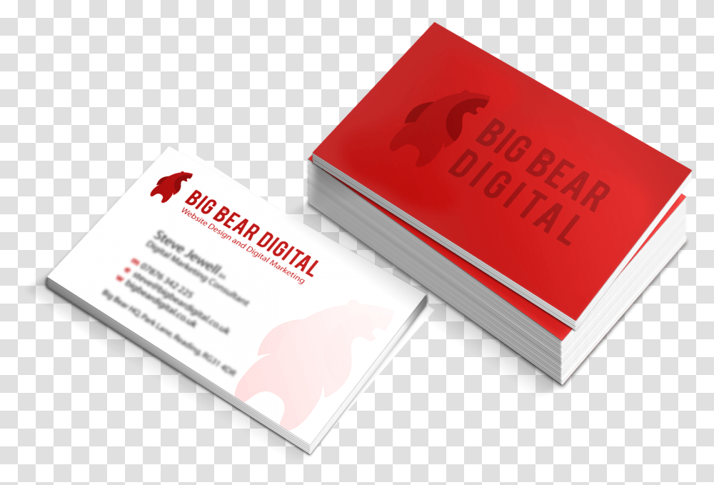 Personal Phone And Work Phone On Business Card, Paper Transparent Png