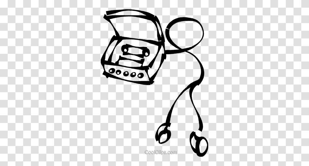 Personal Stereo Royalty Free Vector Clip Art Illustration, Appliance, Clothes Iron Transparent Png