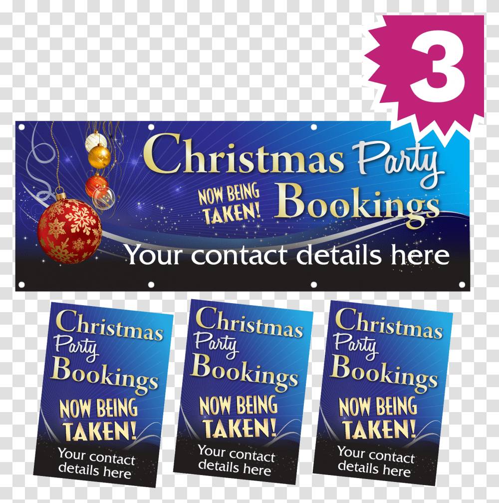 Personalised Christmas Banner Banners Buntings & Garlands Poster, Text, Advertisement, Flyer, Paper Transparent Png