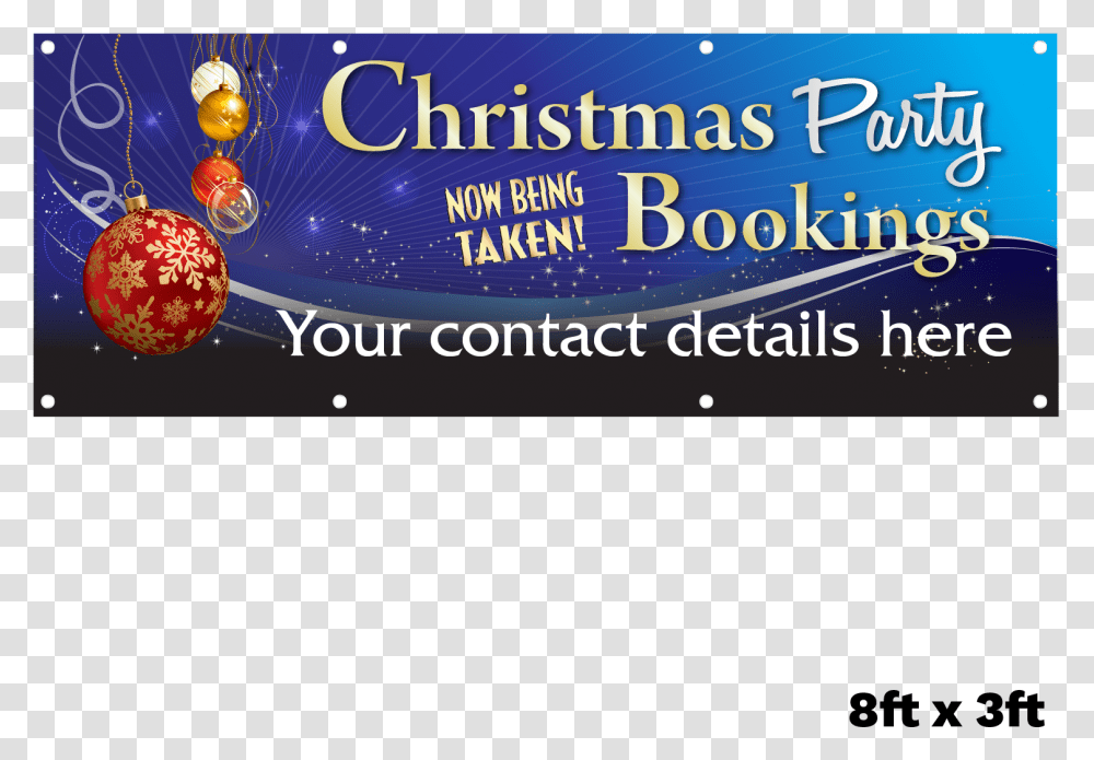 Personalised Christmas Party Bookings BannerquotTitlequotpersonalised Eraclea Cioccolata, Plant, Screen, Electronics Transparent Png