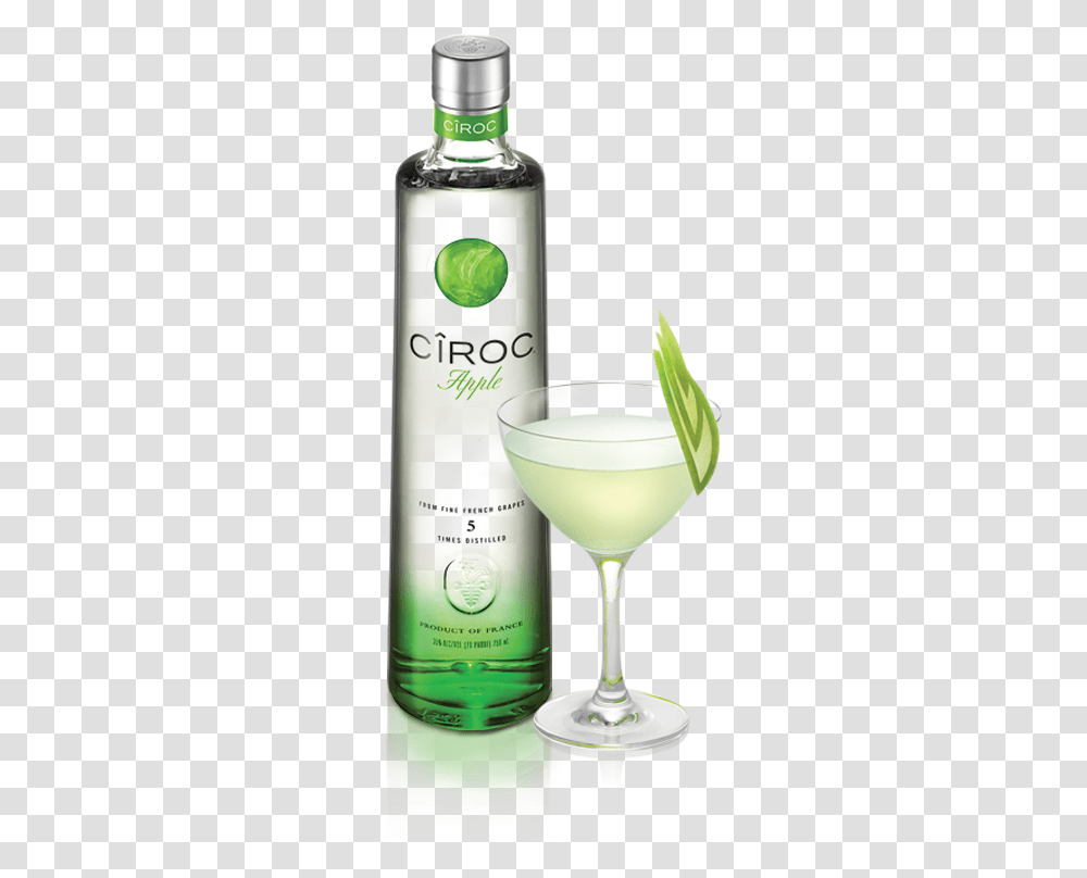 Personalised Ciroc Apple Vodka Solution, Cocktail, Alcohol, Beverage, Drink Transparent Png