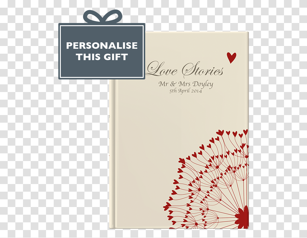 Personalised Love Book, Mail, Envelope, Paper Transparent Png