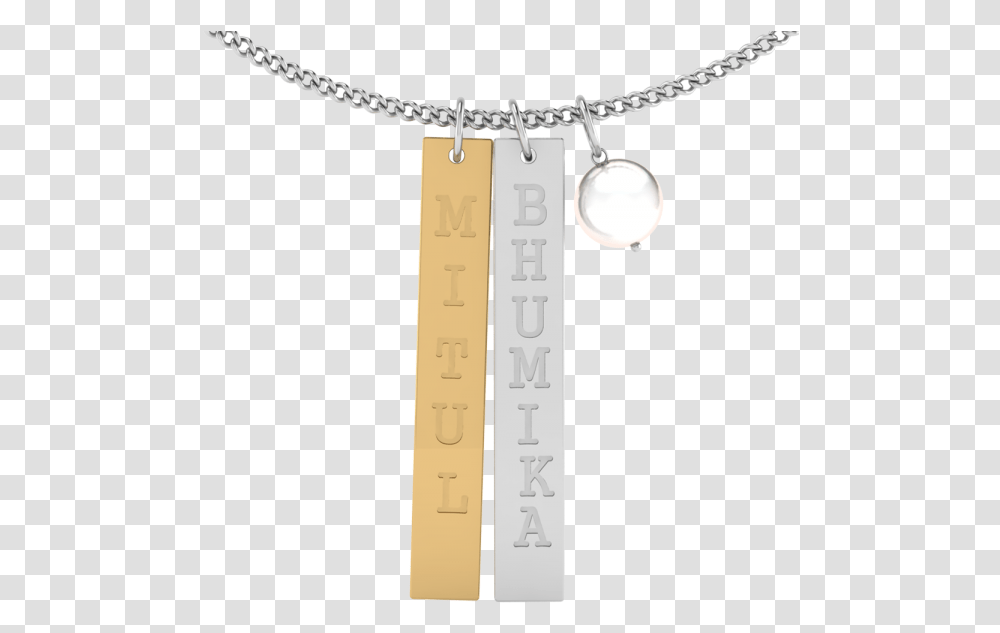 Personalised Name Bar Opjenb05 Chain, Pendant, Necklace, Jewelry, Accessories Transparent Png