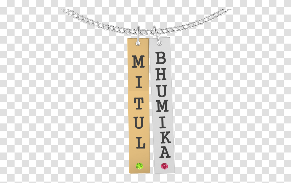 Personalised Name Bar Opjenb07 Pendant, Necklace, Jewelry, Accessories, Accessory Transparent Png