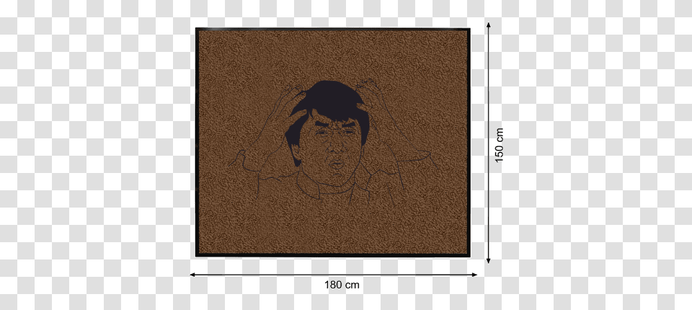 Personalised Printed Doormat 180 X 150 Cm With Printing Jackie Chan Jackie Chan Meme, Bird, Animal, Rug, Soil Transparent Png
