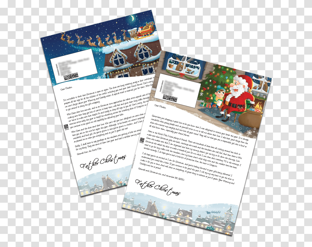 Personalised Santa Letter From Santa ClausTitle Brochure, Flyer, Poster, Paper, Advertisement Transparent Png