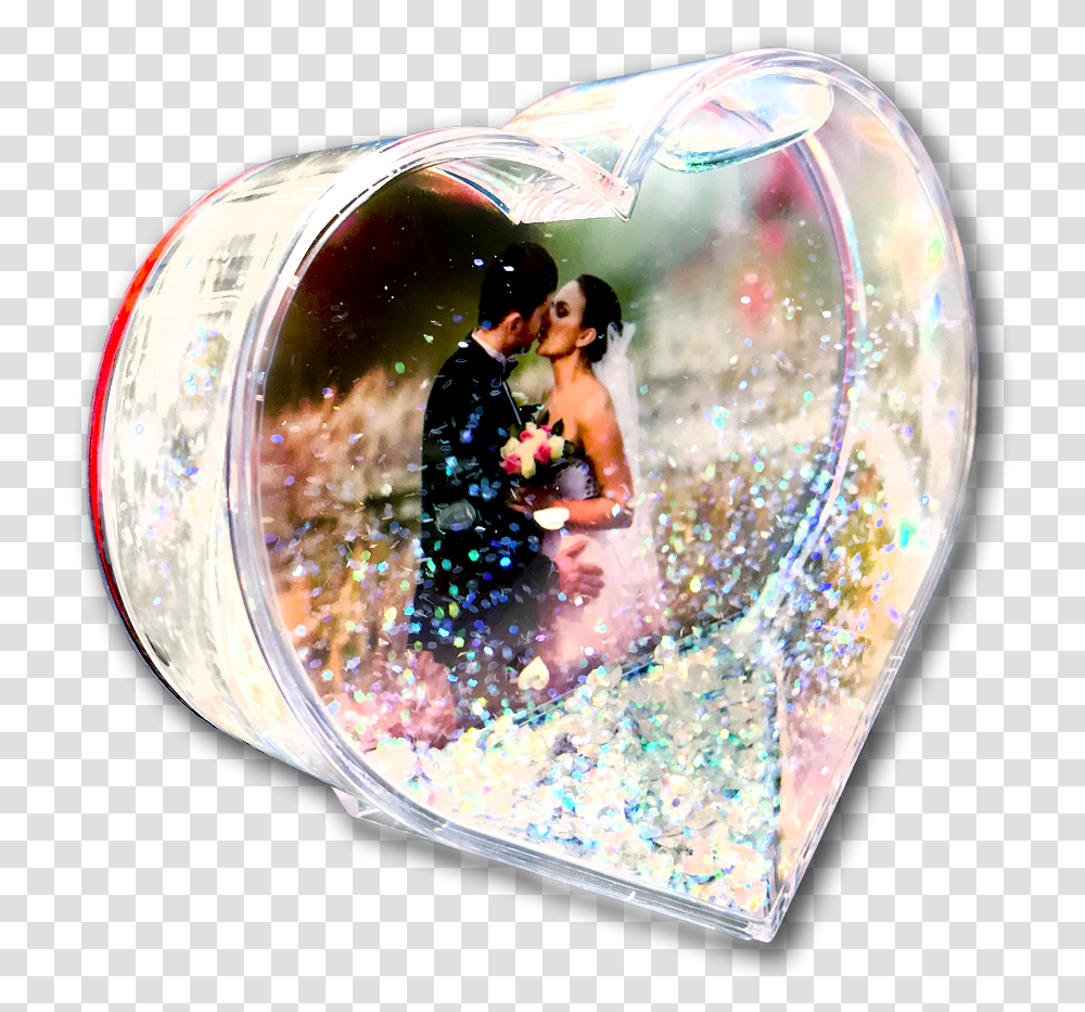 Personalised Snow Globe Photograph, Light, Dress, Clothing, Female Transparent Png