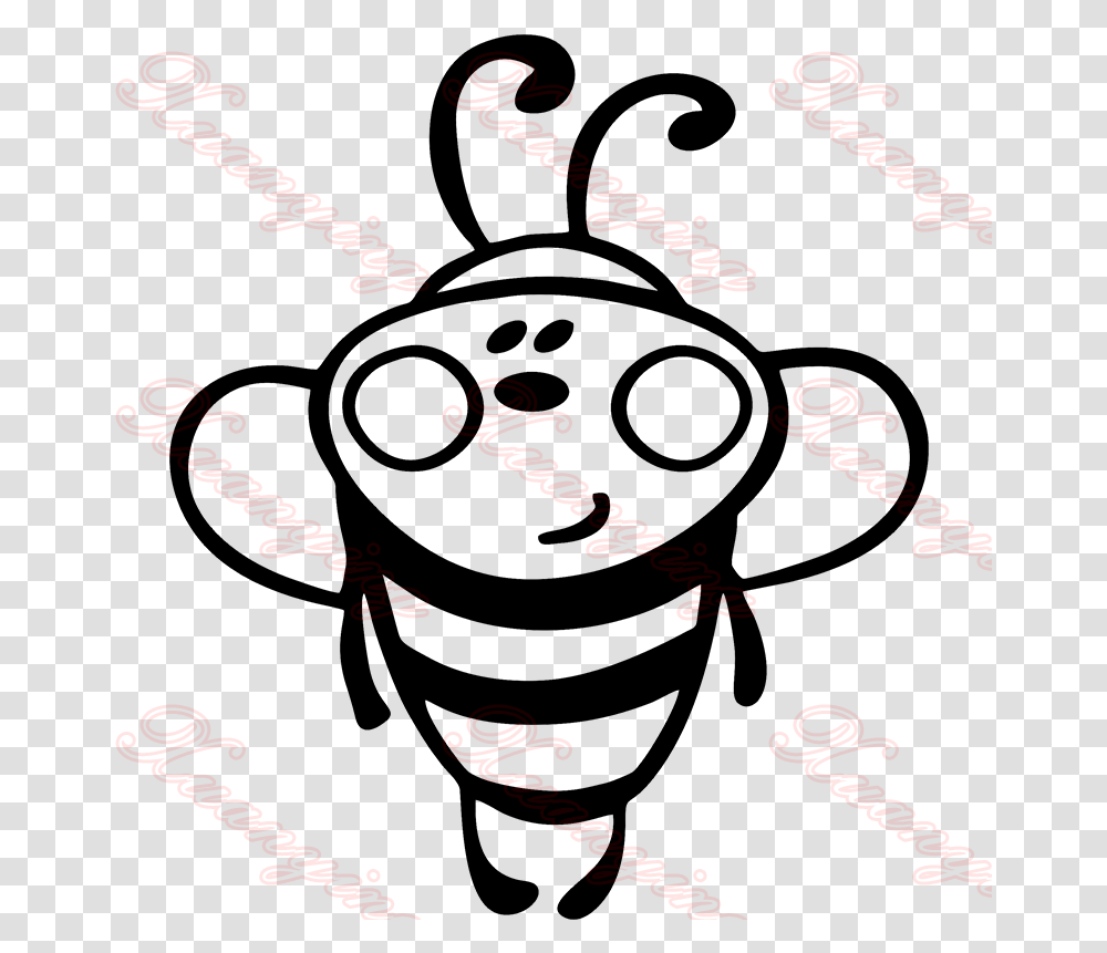 Personality Cartoon Bee Insect Car Stickers Decorative Pchelka Vektor, Number, Alphabet Transparent Png