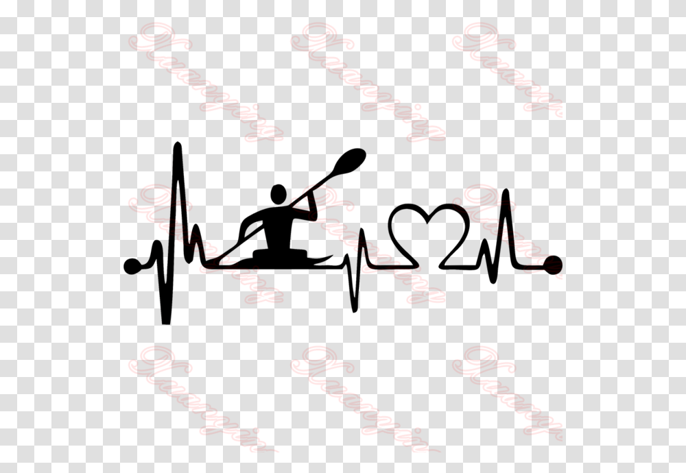 Personality Heartbeat Lifeline Kayak Fashion Creative, Number, Poster Transparent Png